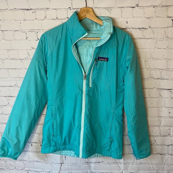 Patagonia Jackets & Blazers - Patagonia Blue Lightweight Reversible Jacket Small